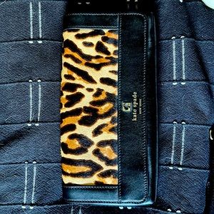 Kate Spade leather clutch
